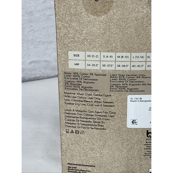 No Boundaries Mid-Rise Hipster 7 Pair Days of the Week Multi Size XL 16-18 NEW - Picture 4 of 5